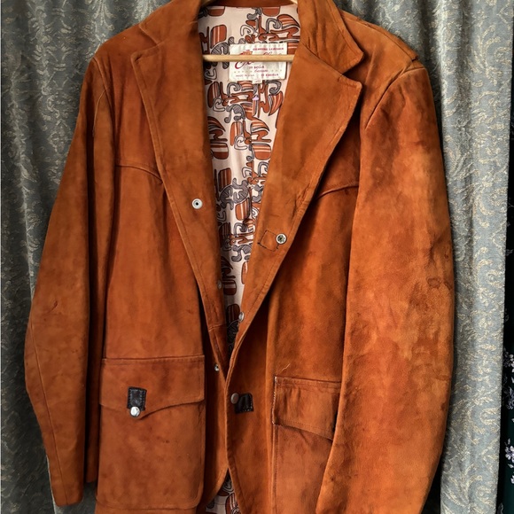 Vintage Suede Leather Festival Jacket - Picture 3 of 6